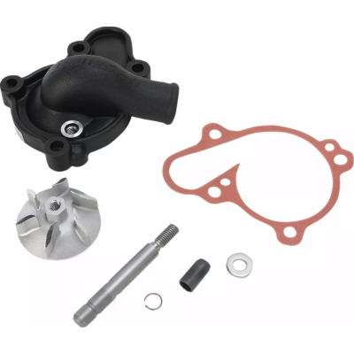 Capac și rotor pompă de apă din aluminiu BOYESEN COVER/IMP WATPMP YZ125 Black