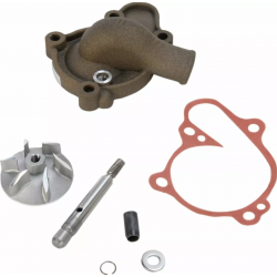 Capac și rotor pompă de apă din aluminiu BOYESEN COVER/IMP WATPMP YZ125 Magnesium