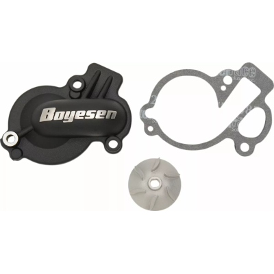 Kit capac pompă apă și rotor  BOYESEN COVER/IMP WATPUMP KTM Black