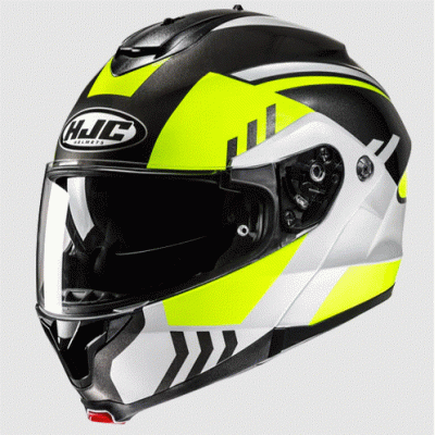 Casca modulara HJC C91N KAON NEON YELLOW Casca modulara HJC C91N KAON NEON YELLOW