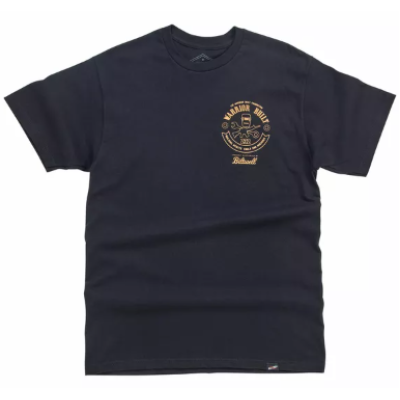 Tricou moto  BILTWELL TEE WARRIOR BUILT EAGLE BK