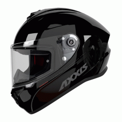 Casca AXXIS DRAKEN S SOLID A11 GLOSS BLACK