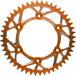 Roată dințată spate  RFX Pro Series Elite KTM SX 50 14-24 Aluminium Rear Sprocket Orange - 415 38T