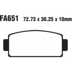 Placute frana EBC SINT R SERIES FA651R Placute frana EBC SINT R SERIES FA651R