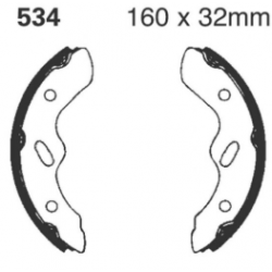 Falcă de frână EBC Y534 Falcă de frână EBC Y534