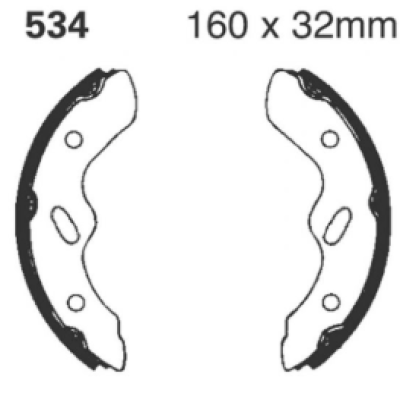 Falcă de frână EBC Y534