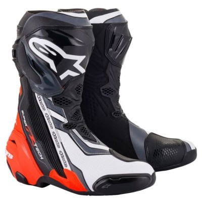 Cizme Alpinestars supertech r 2023, Negru/Rosu