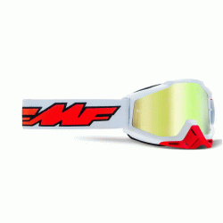 Ochelari cross  FMF PowerBomb Rocket White/Red TRUE GOLD 