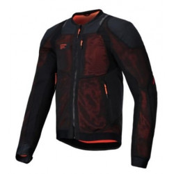 Geacă moto de vară  ALPINESTARS TROOP-AIR PRO BLACK/RED