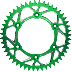 Roată dințată spate  RFX Pro Series Elite GREEN Aluminium Rear Sprocket KDX 200 - 520 46T