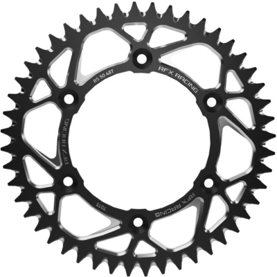 Roată dințată spate RFX Pro Series Elite BLACK Aluminium Rear Sprocket BETA RR 390 4T - 520 47T