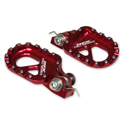 Scarite moto RFX Pro CNC Aluminium Trials Footrest (Black) Universal - Gas Gas/Beta/Sherco/Montesa
