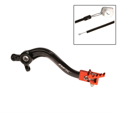 Maneta frâna spate RFX Pro FT Rear Brake Lever (Black/Orange) Ktm SX 125/250/350/450 2016 Maneta frâna spate RFX Pro FT Rear Brake Lever (Black/Orange) Ktm SX 125/250/350/450 2016