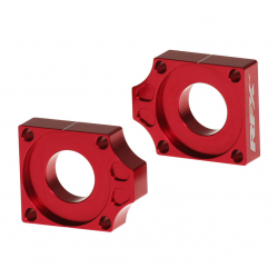 Bucșă bloc pentru axa spate RFX Pro 2 Rear Axle Adjuster Blocks - Red