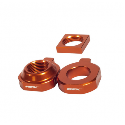 Bucșă bloc pentru axa spate  RFX Pro 2 Rear Axle Adjuster Blocks - Orange KTM 85 SX