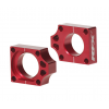 Bucșă bloc pentru axa spate  RFX Pro Rear Axle Adjuster Blocks (Red) Honda CR 125R/250R 02-07 CRF 250R 04-09
