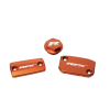Kit capaci RFX Pro Reservoir Cap Kit (Portocalie) - KTM SX/SXF (Frână Brembo și Ambreiaj Magura)