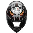 Casca K1 S E2206 - LYZARD MATT BLACK/GREY/RED Casca K1 S E2206 - LYZARD MATT BLACK/GREY/RED thumb