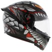 Casca K1 S E2206 - LYZARD MATT BLACK/GREY/RED Casca K1 S E2206 - LYZARD MATT BLACK/GREY/RED thumb