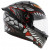 Casca K1 S E2206 - LYZARD MATT BLACK/GREY/RED thumb
