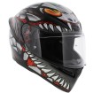 Casca K1 S E2206 - LYZARD MATT BLACK/GREY/RED Casca K1 S E2206 - LYZARD MATT BLACK/GREY/RED thumb