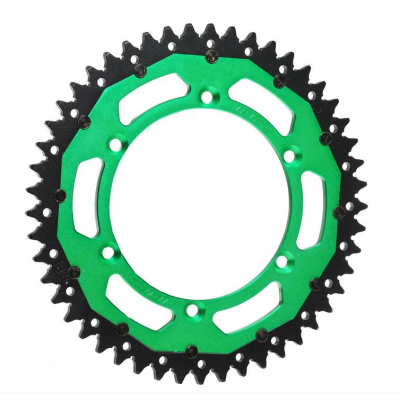 Roată dințată spate  RFX Pro Series Armalite Double Compound Rear Sprocket (Steel/Aluminium) KX/KDX - 520 48T (Green)