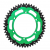 Roată dințată spate  RFX Pro Series Armalite Double Compound Rear Sprocket (Steel/Aluminium) KX/KDX - 520 48T (Green) thumb