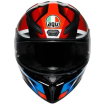 Casca  K1 S E2206 - FASTLAP BLACK/RED/BLUE thumb