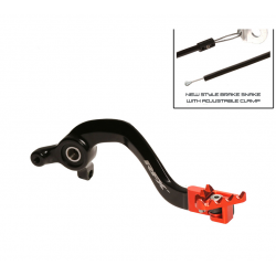 Manetă frână spate RFX Pro FT Rear Brake Lever (Black/Orange) - KTM SX65