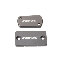 Kit capaci RFX Pro Reservoir Cap Kit (Gri mineral) KX 125/250 03-08 KX 250F 04-16 RM-Z 250/450 07-25