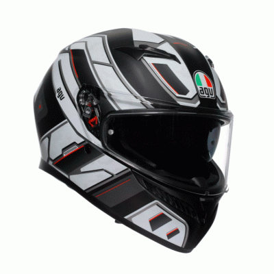 Casca AGV K3 - RIVIA MATT BLACK/WHITE Casca AGV K3 - RIVIA MATT BLACK/WHITE