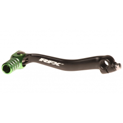Manetă de viteze RFX Race Gear Lever (Black/Green) - Kawasaki KXF450 16-22