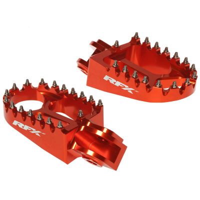 Scarite moto RFX Pro Footrests (Orange) KTM SX65 02-14 SX/EXC/SXF/EXCF 125-525 00-14