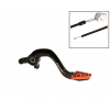 Manetă frână spate  RFX Pro ST Rear Brake Lever (Hard Anodised Black/Orange) - KTM65