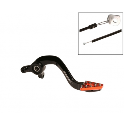 Manetă frână spate RFX Pro ST Rear Brake Lever (Hard Anodised Black/Orange) - KTM65 Manetă frână spate RFX Pro ST Rear Brake Lever (Hard Anodised Black/Orange) - KTM65