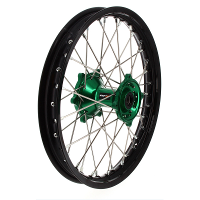 Janta RFX Race MX Complete Rear Wheel 19x1,85 (Green) KX 125 03-08 / KX 250F 04-24 Janta RFX Race MX Complete Rear Wheel 19x1,85 (Green) KX 125 03-08 / KX 250F 04-24