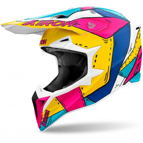 Cască motocross AIROH WRAAAP PAINT Cască motocross AIROH WRAAAP PAINT