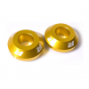 Bucșe pentru jantă RFX Pro FAST Wheel Spacers Rear (Yellow) - Suzuki RMZ250/450 05-25