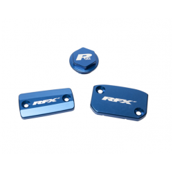 Kit de capace RFX Pro Reservoir Cap Kit Kit (Blue) (Brembo Brake and Magura Clutch) Husqvarna FE/TE 18-21 Kit de capace RFX Pro Reservoir Cap Kit Kit (Blue) (Brembo Brake and Magura Clutch) Husqvarna FE/TE 18-21