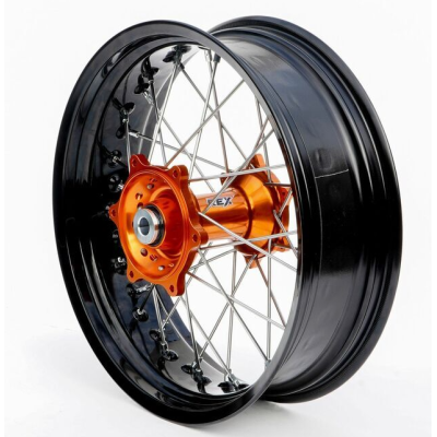 Janta RFX Race SM Complete Rear Wheel 17x4,50 (Orange) Husq/KTM 16-22 Janta RFX Race SM Complete Rear Wheel 17x4,50 (Orange) Husq/KTM 16-22