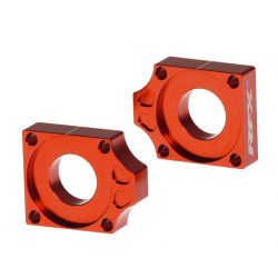 Bucșă bloc pentru axa spate  RFX Pro Rear Axle Adjuster Blocks ORANGE KTM EXC-F 250/350/450 / EXC 300 23-25