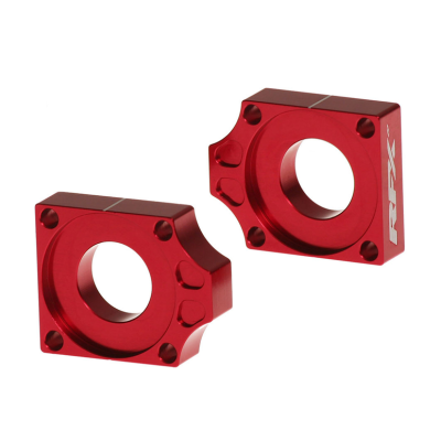 Bucșă bloc pentru axa spate RFX Pro Rear Axle Adjuster Blocks RED GASGAS EC 250/300/350/450 23-25 Bucșă bloc pentru axa spate RFX Pro Rear Axle Adjuster Blocks RED GASGAS EC 250/300/350/450 23-25