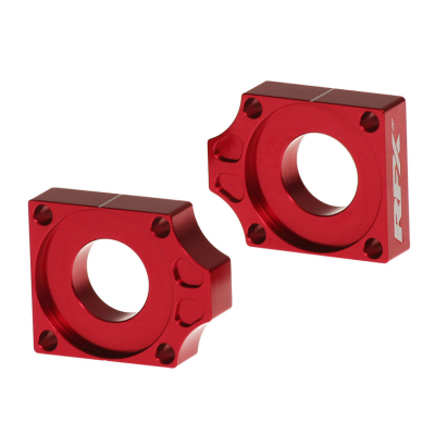 Bucșă bloc pentru axa spate RFX Pro Rear Axle Adjuster Blocks - Red Yamaha YZ 250 2025 Bucșă bloc pentru axa spate RFX Pro Rear Axle Adjuster Blocks - Red Yamaha YZ 250 2025