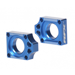  Bucșă bloc pentru axa spate  RFX Pro Rear Axle Adjuster Blocks - Blue YZ 250F 14-24 / YZ 450F 14-21