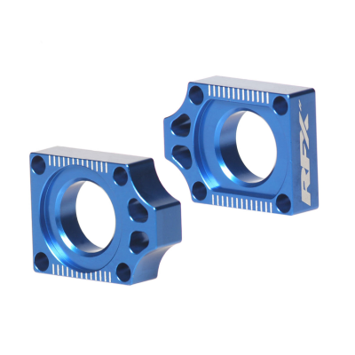 Bucșă bloc pentru axa spate RFX Pro Rear Axle Adjuster Blocks - Blue YZ 250F 14-24 / YZ 450F 14-21 Bucșă bloc pentru axa spate RFX Pro Rear Axle Adjuster Blocks - Blue YZ 250F 14-24 / YZ 450F 14-21