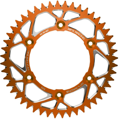 Roată dințată spate RFX Pro Series Elite Aluminium Rear Sprocket KTM SX 65 98-23 - 420 50T ORANGE