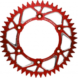 Roată dințată spate RFX Pro Series Elite Aluminium Rear Sprocket KTM SX 65 98-23 - 420 47T RED