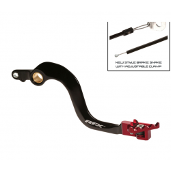 Manetă frână spate  RFX Pro FT Rear Brake Lever (Black/Red) - Honda CR250R 02-07 Manetă frână spate  RFX Pro FT Rear Brake Lever (Black/Red) - Honda CR250R 02-07