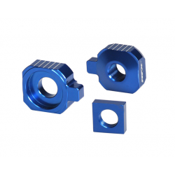 Bucșă bloc pentru axa spate RFX Pro Rear Axle Adjuster Blocks (Blue) - Husqvarna TC65 17-24