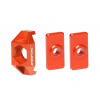  Bucșă bloc pentru axa spate  RFX Pro Rear Axle Adjuster Blocks (Orange) - KTM 50 09-19